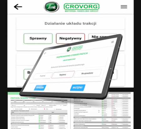 Crovorg Mobile App - mobilne narzędzie dla zabezpieczenia  pracy techników